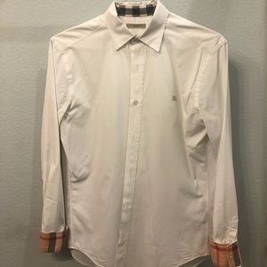 Authentic Burberry Men’s button down shirt with Burberry